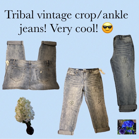 Tribal Denim - Tribal vintage crop/ankle very cool  jeans!